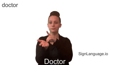 doctor in ASL - Example # 2 - American Sign Language