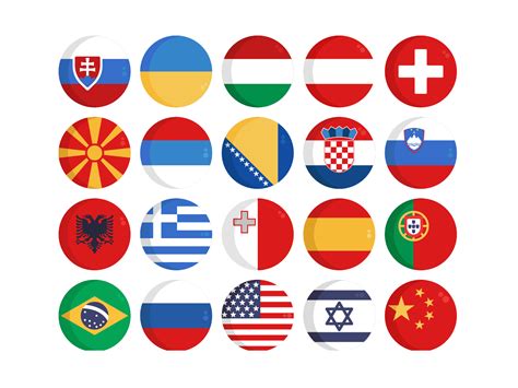 Country Flags Icons by Dighital on Dribbble