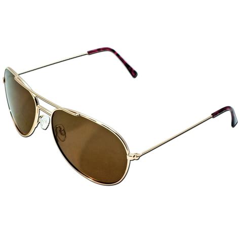 Panama Jack Polarized Pilot Aviator Sunglasses (Rose Gold) - Walmart.com - Walmart.com