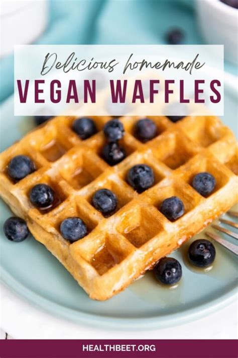 Easy and Delicious Vegan Waffles - Health Beet