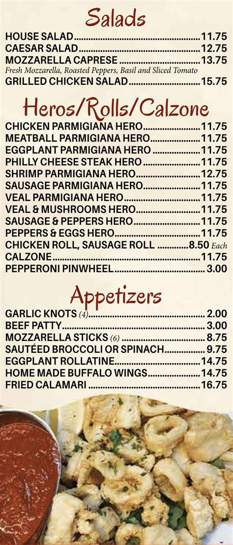 Menu - Gino's Pizzeria