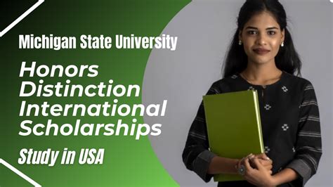 Honors Distinction International Scholarships at Michigan State University, USA