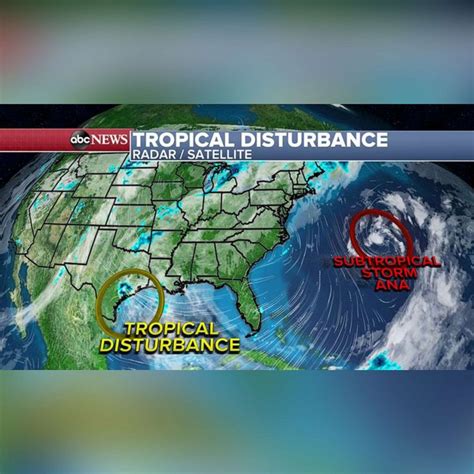 Ana, forming in the Atlantic, becomes 1st named storm of hurricane ...