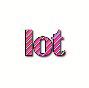 lot Logo | Free Logo Design Tool from Flaming Text