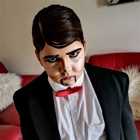 Slappy the Dummy Makeup for world book day | Slappy the dummy ...