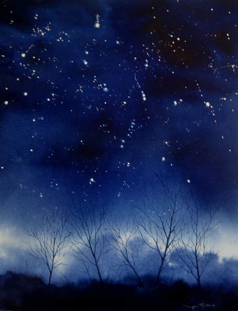 Starry Starry Night » Megan Richard | Night painting, Starry night ...