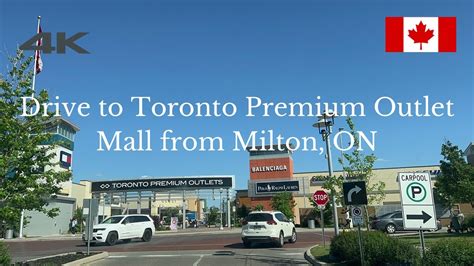 4K | Drive from Milton to Toronto Premium Outlet Mall | Canada - YouTube