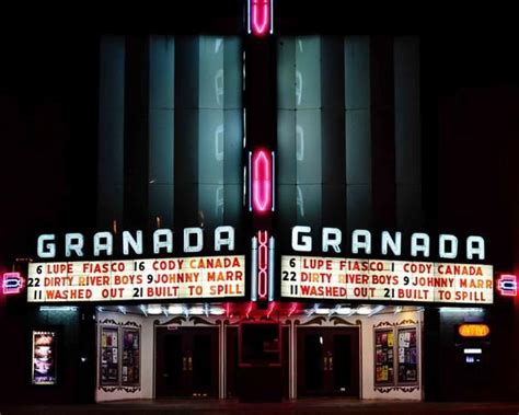 Granada Theater Photo, Granada Theater Dallas, Dallas Photography, Dallas Nighttime Photography ...