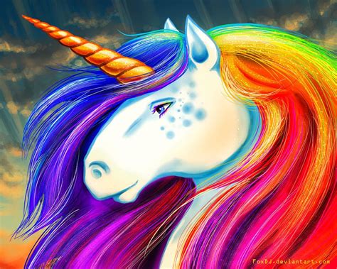 deviantART: More Like Rainbow unicorn pixel by ~FoxDJ | Unicorn tattoos, Unicorn braid, Rainbow ...