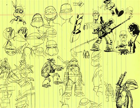 a BUNCH of TMNT 2012 Concept Art : r/TMNT