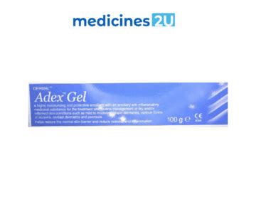 Adex gel emollient dematitis eczema psoriasis gel 100g - Online Shop | Medicines 2U