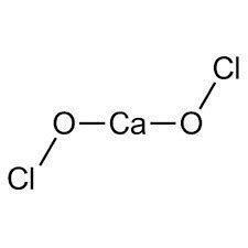 what is the structure of bleaching powder or calcium hypochlorite Ca ...