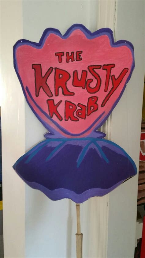 Krusty Krab sign | Baby boy birthday, Girl birthday, Boy birthday