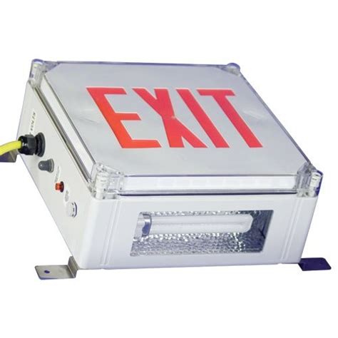 LED Emergency Exit Signs for Wet Locations - Bunzl Processor Division ...