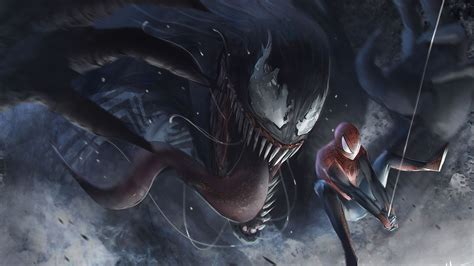 Wallpaper 4k Venom Vs Spidery 4k-wallpapers, artwork wallpapers, deviantart wallpapers, hd ...