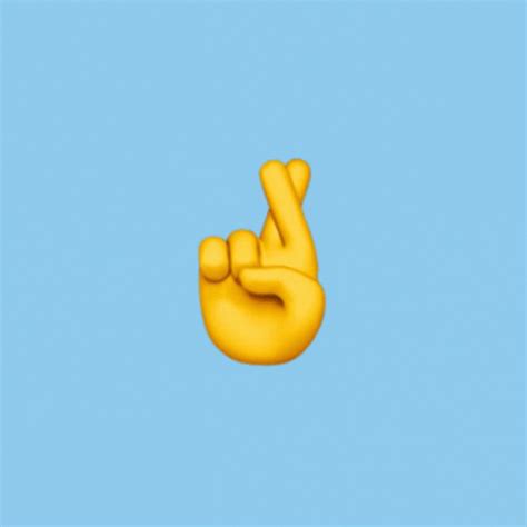 Fingers Crossed Emoji GIF - Fingers Crossed Emoji Peace - GIF 탐색 및 공유