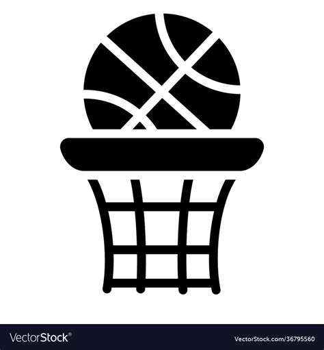 Basketball hoop Royalty Free Vector Image - VectorStock