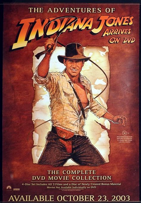 INDIANA JONES Original Australian VIDEO RELEASE Movie poster - Moviemem Original Movie Posters