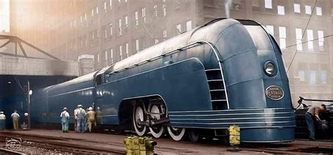 1936 New York Central Mercury-train. | New york central railroad, Train ...