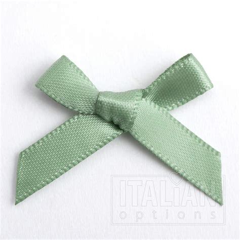 Sage Green Satin Ribbon – 3mm, 6mm, 10mm, 16mm, 25mm, 38mm & 50mm | Italian Options