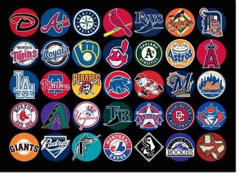 MLB Team Logos Poster