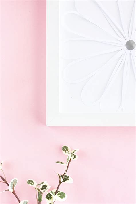 Easy DIY Paper Flower Wall Art For Your Home on Maritza Lisa