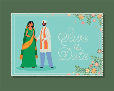 hindu wedding invitation 21385443 Vector Art at Vecteezy