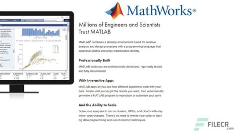 MathWorks MATLAB Download Free (Latest 2024) - FileCR