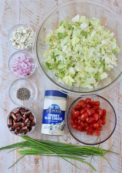 Chopped Blue Cheese Salad Recipe