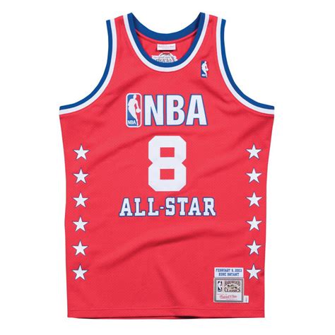 Maillot NBA Kobe Bryant '03 All Star West Authentic Mitchell&Ness ...