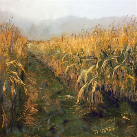 Corn Field Painting at PaintingValley.com | Explore collection of Corn Field Painting