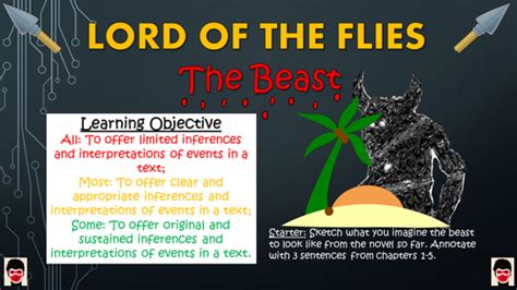 Lord of the Flies: The Beast by TandLGuru - Teaching Resources - Tes