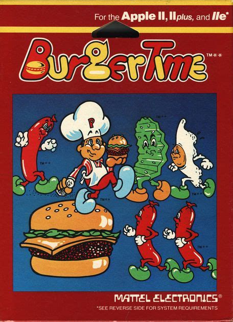 BurgerTime | Video Game | VideoGameGeek