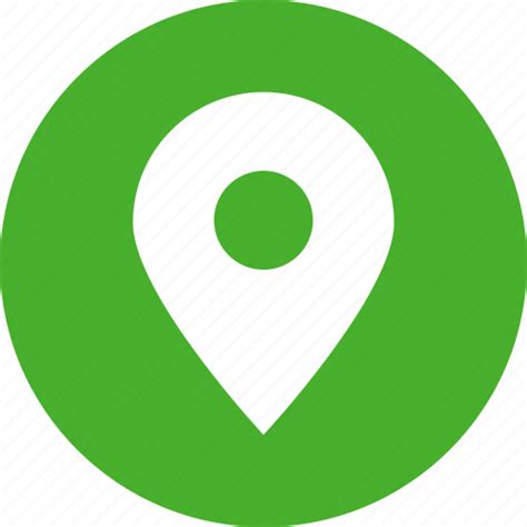 Address, circle, green, location, map, marker icon - Download on Iconfinder