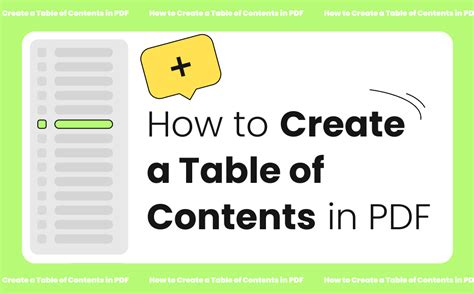 How to Create Table of Contents in PDF [Free Methods in 2024]