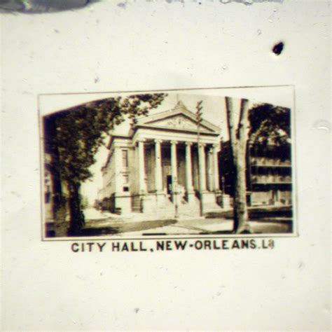 City Hall - New Orleans, LA Microphoto Cliche | Stanhope MicroWorks