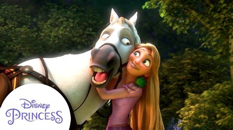 Rapunzel Wins Over Maximus | Tangled - YouTube