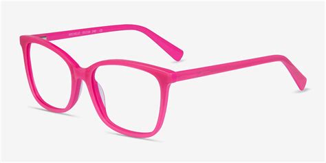 Michelle Square Pink Glasses for Women | Eyebuydirect Canada