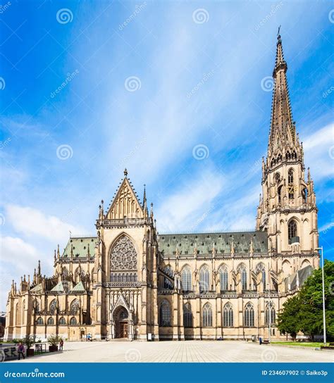 New Linz Cathedral, Austria Stock Photo - Image of upper, gothic: 234607902