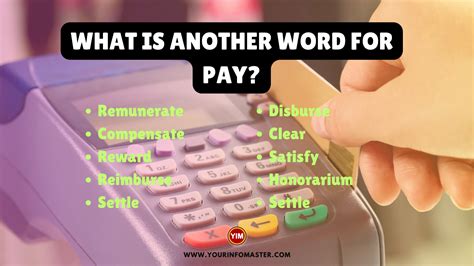 What is another word for Pay? | Pay Synonyms, Antonyms and Sentences - Your Info Master