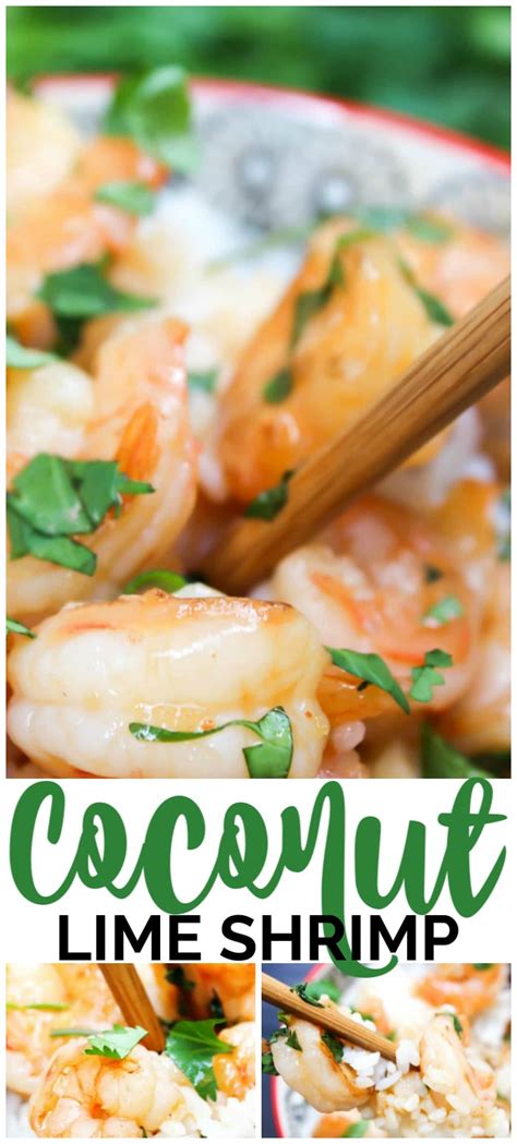 Coconut Lime Shrimp - Dash of Sanity