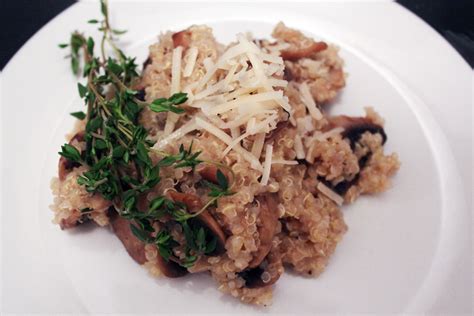 Mushroom Quinoa "Risotto" - bites out of life