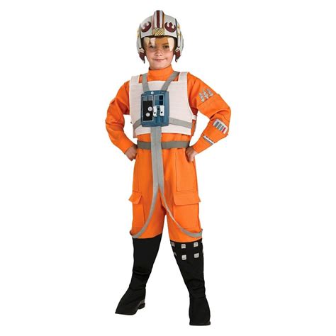 Boy's Star Wars X-Wing Figher Pilot Costume | Star wars costumes, Pilot costume, Halloween ...