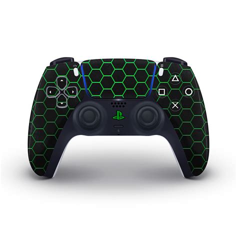 Green Hex Armour Ps5 Controller Skin | KO Custom Creations