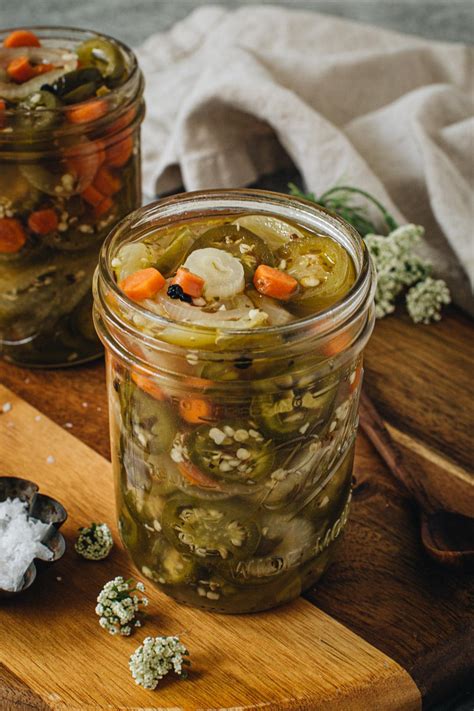 Pickled Jalapenos and Carrots - Aimee Mars