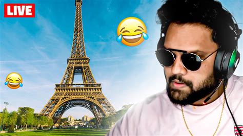 LIVE Streaming from Eiffel tower ? 😂 - YouTube