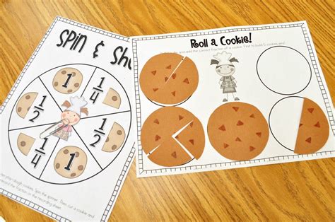 Mrs. Ricca's Kindergarten: Yummy Fractions! {Freebie} | Fraction activities, Fraction games ...