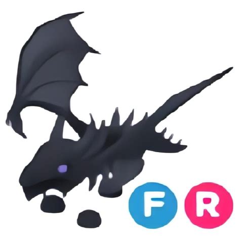 Adopt Me FR Shadow Dragon, Video Gaming, Gaming Accessories, In-Game ...