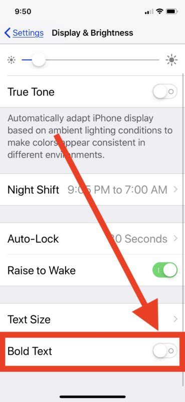 How to Enable Bold Text on iPhone or iPad