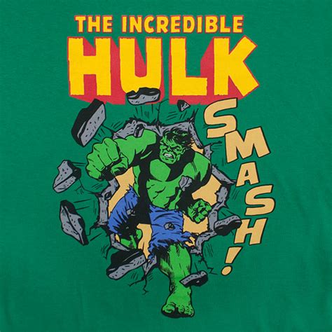 Men's Retro Green Hulk Smash T-Shirt